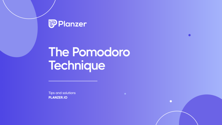 The Pomodoro Technique