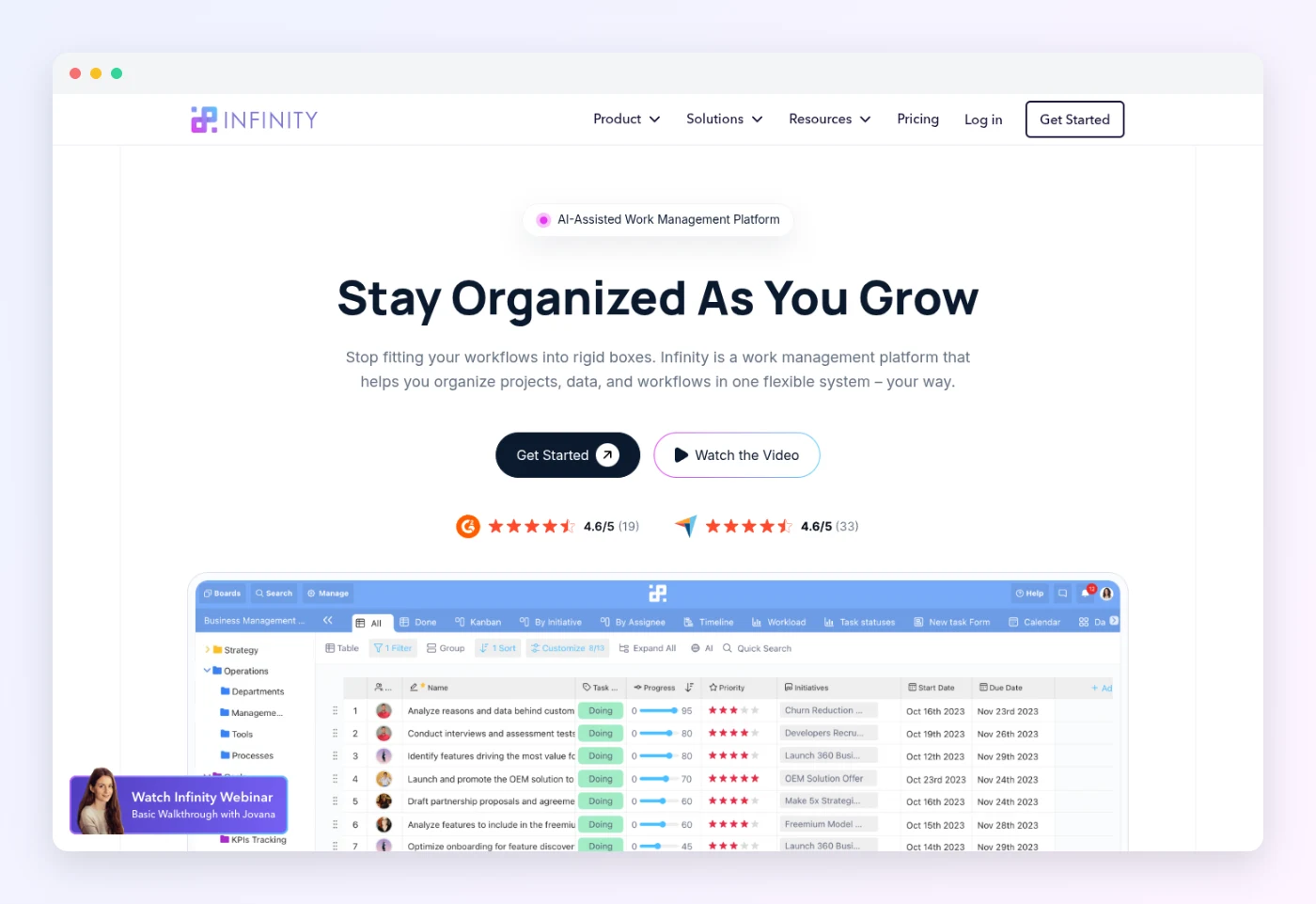 9 Best Apps to Plan Your Day Infinity homepage in October 2026