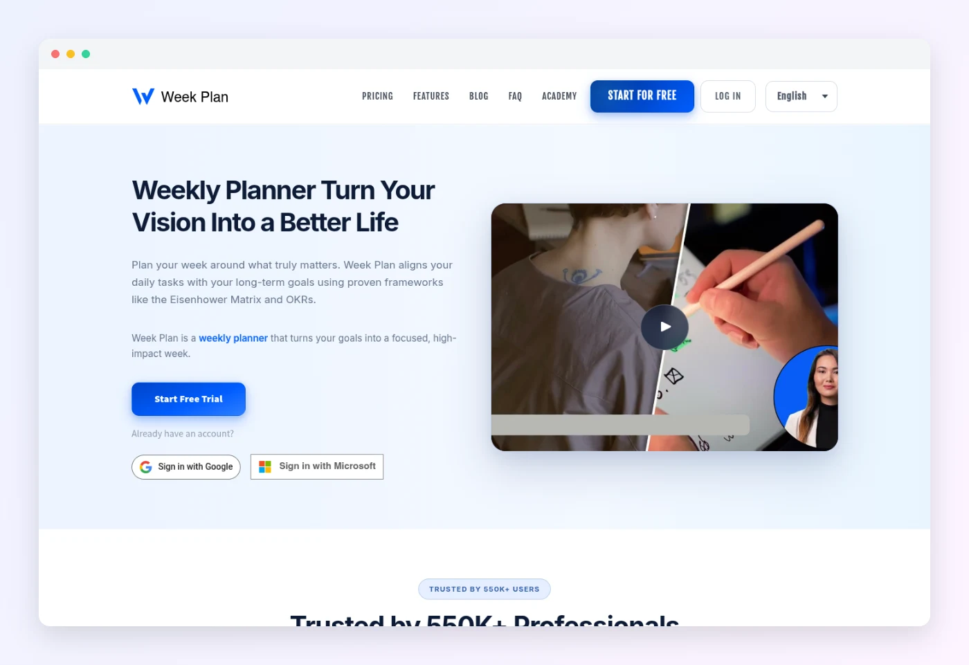 9 Best Apps to Plan Your Day Week Plan homepage in October 2026